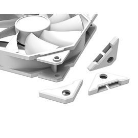 ID COOLING TF 12025 ARGB TRIO Snow 120mm Case Fan 3 Pack ARGB Fans 5V 3 PIN Connector MB Sync Internal Fans Cable Management Silent Fan PWM Fan for CPU Cooler Price in Pakistan 05