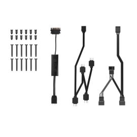 ID COOLING TF 12025 ARGB TRIO Snow 120mm Case Fan 3 Pack ARGB Fans 5V 3 PIN Connector MB Sync Internal Fans Cable Management Silent Fan PWM Fan for CPU Cooler Price in Pakistan 06