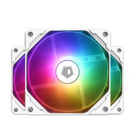 ID COOLING TF 12025 ARGB TRIO Snow 120mm Case Fan 3 Pack ARGB Fans 5V 3 PIN Connector MB Sync Internal Fans Cable Management Silent Fan PWM Fan for CPU Cooler Price in Pakistan