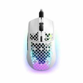 SteelSeries AEROX 3 2022 Snow 6 Buttons USB C Wired Optical 8500 dpi Gaming Mouse Price in Pakistan 01