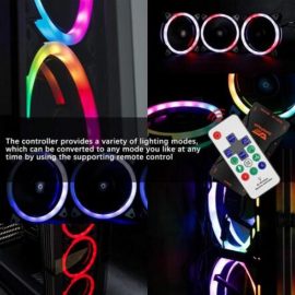 Darkflash Aigo DR12 Pro 5 in 1 120mm RGB Casing Fan Price in Pakistan 3