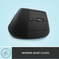 Logitech Lift Vertical Ergonomic Wireless Mouse Graphite 910 006479 Price in Paksitan 06