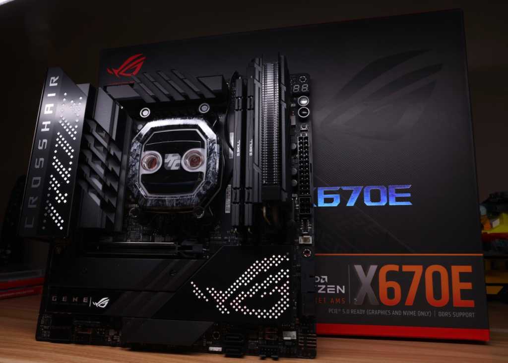 Asus ROG X670E Gene review Small motherboard, big power
