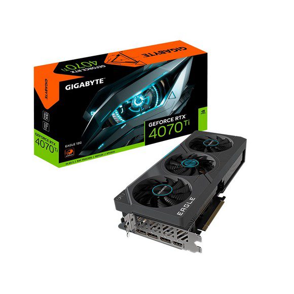 GIGABYTE GeForce RTX 4070Ti EAGLE 12G GDDR6X 3x WINDFORCE Fans,Graphics ...