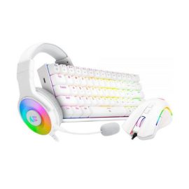 REDRAGON Gaming S129W Keyboard Mouse Headset 3 in 1 Combo Set – White Price in Pakistan
