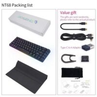 SKYLOONG NT68 Black Mechanical Wireless Bluetooth Keyboard Price in Pakistan 02