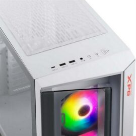 XPG Cruiser Mid Tower 4 RGB Fans Tempered Glass Panel PC Case White 04
