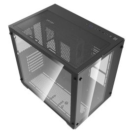 AIGO C285 Tempered Glass ATX Mid Tower Gaming Case Black Price in Pakistan 02