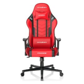 DXRacer Prince Series P132 Gaming Chair 1D Armrests with Soft Surface Red and Black Price in Pakistan