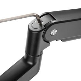 MXG BMA 12U Single Monitor Premium Aluminum Spring Assisted With 3.0 USB Cable Monitor Arm Matte Black Price in Pakistan 4