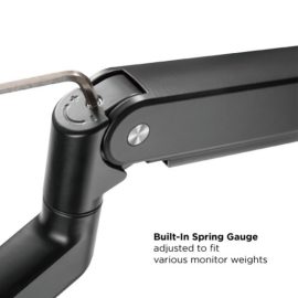 MXG BMA 12U Single Monitor Premium Aluminum Spring Assisted With 30. USB Cable Monitor Arm Matte Black Price in Pakistan 06