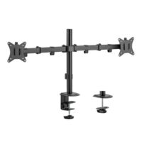 MXG BMA 24P Dual Monitor Steel Articulating Monitor Mount Matte Black Price in Pakistan 2