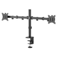 MXG BMA 24P Dual Monitor Steel Articulating Monitor Mount Matte Black Price in Pakistan 7