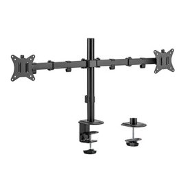 MXG BMA 24P Dual Monitor Steel Articulating Monitor Mount Matte Black Price in pakistan