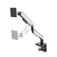 MXG HMA 12R Heavy Duty RGB Gaming Monitor Arm Matte White Price in Pakistan 4