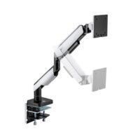 MXG HMA 12R Heavy Duty RGB Gaming Monitor Arm Matte White Price in Pakistan 5