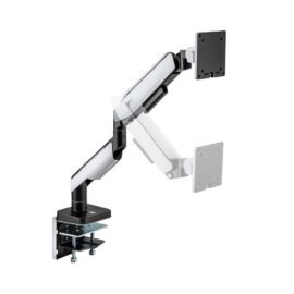 MXG HMA 12R Heavy Duty RGB Gaming Monitor Arm Matte White Price in Pakistan 5