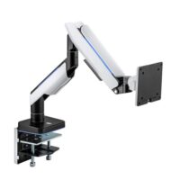 MXG HMA 12R Heavy Duty RGB Gaming Monitor Arm Matte White Price in Pakistan 7