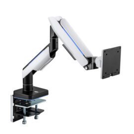 MXG HMA 12R Heavy Duty RGB Gaming Monitor Arm Matte White Price in Pakistan 7