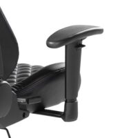 MXG MXG Large Diamound Quilted PU with Headrest and Lumbar Support Gaming Chair Black Price in Pakistan 05