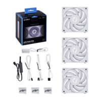 Lian Li Uni Fan P28 Triple Case Fan White 06
