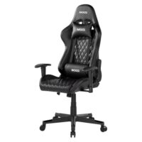 MXG GCH 01 Large Diamound Quilted PU with Headrest and Lumbar Support Gaming Chair Black Price in Pakistan 01