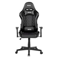 MXG GCH 01 Large Diamound Quilted PU with Headrest and Lumbar Support Gaming Chair Black Price in Pakistan 02