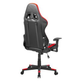 MXG GCH 01 Large Diamound Quilted PU with Headrest and Lumbar Support Gaming Chair Red Black Price in Pakistan 03