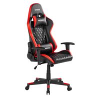 MXG GCH 01 Large Diamound Quilted PU with Headrest and Lumbar Support Gaming Chair Red Black Price in Pakistan