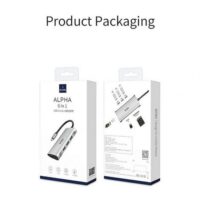 WIWU Alpha 631STR Portable Multiport Usb C Hub 6 in 1 Laptop Adapter Price in Pakistan 03
