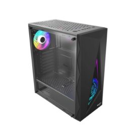 Boost Jaguar With 3 ARGB Fans Gaming Case Black 01