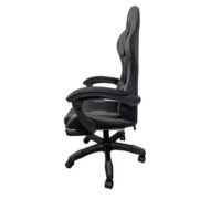 Boost Surge With Footrest Gaming Chair Black Gray 02