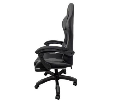 Boost Surge With Footrest Gaming Chair Black Gray 02