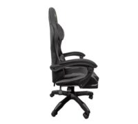 Boost Surge With Footrest Gaming Chair Black Gray 03