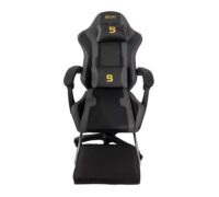 Boost Surge With Footrest Gaming Chair Black Gray 04