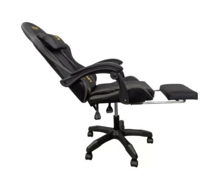 Boost Surge With Footrest Gaming Chair Black Gray 06