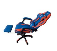 Boost Surge With Footrest Gaming Chair Blue Red 03