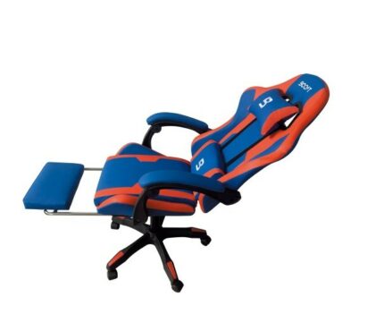 Boost Surge With Footrest Gaming Chair Blue Red 03
