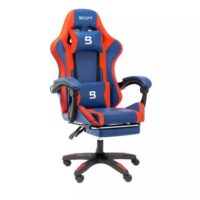 Boost Surge With Footrest Gaming Chair Blue Red