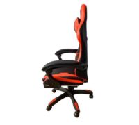 Boost Surge With Footrest Gaming Chair Red Black 02