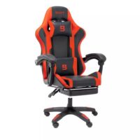 Boost Surge With Footrest Gaming Chair Red Black