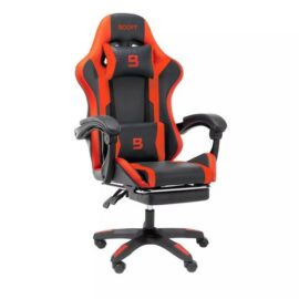Boost Surge With Footrest Gaming Chair Red Black