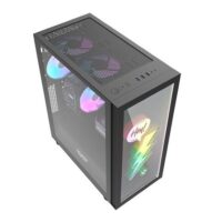 DarkFlash DK210 Graffiti ATX Gaming Case Black 5