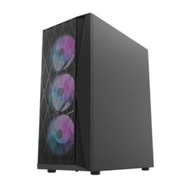 DarkFlash DK352 ATX With 4 ARGB Fans Gaming Case Black 03