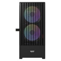 DarkFlash DK415 M ATX PC Gaming Case Black 02