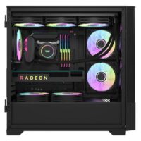 DarkFlash DK415 M ATX PC Gaming Case Black 05