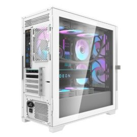 DarkFlash DK415 M ATX PC Gaming Case White 01