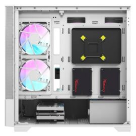 DarkFlash DK415 M ATX PC Gaming Case White 06