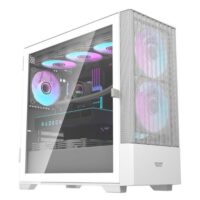 DarkFlash DK415 M ATX PC Gaming Case White