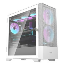 DarkFlash DK415 M ATX PC Gaming Case White